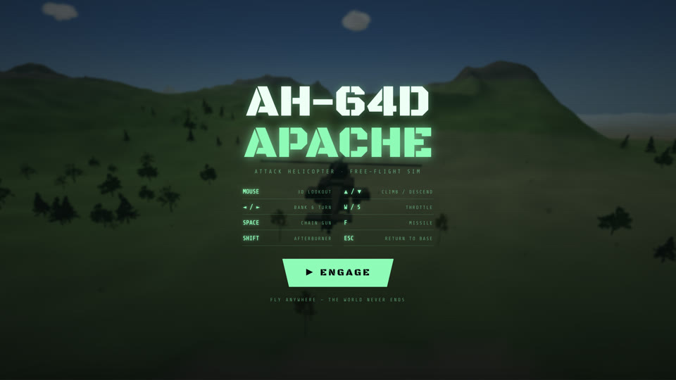 AH-64D Apache Combat app preview