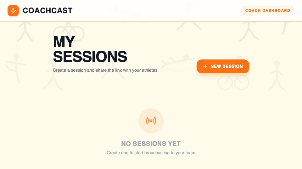 CoachCast app preview