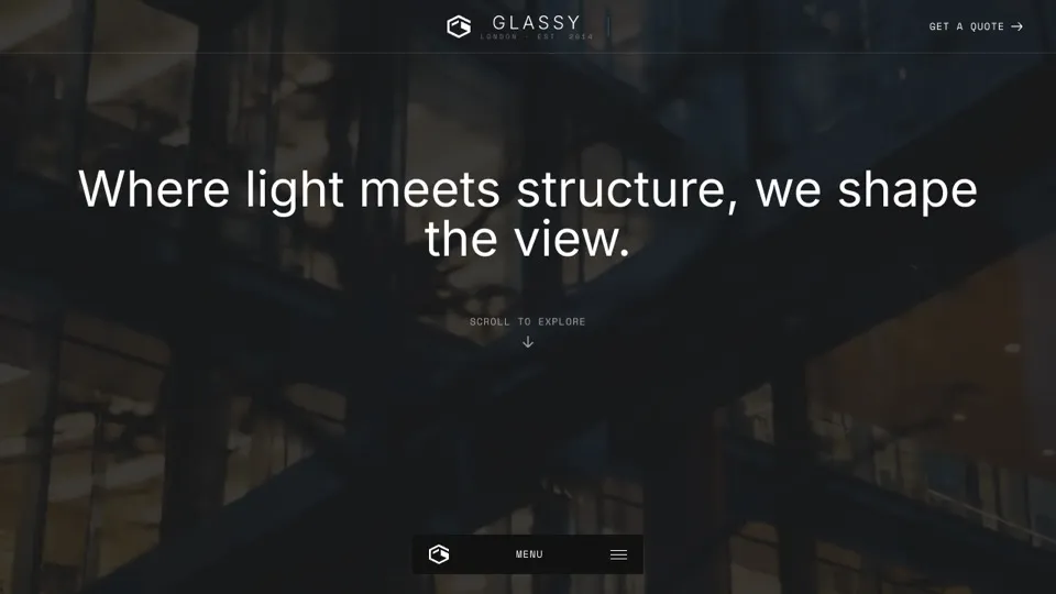 Glassy video thumbnail