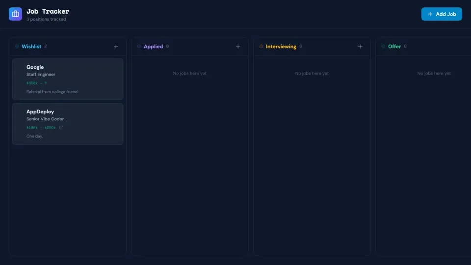 Job Hunt Tracker video thumbnail