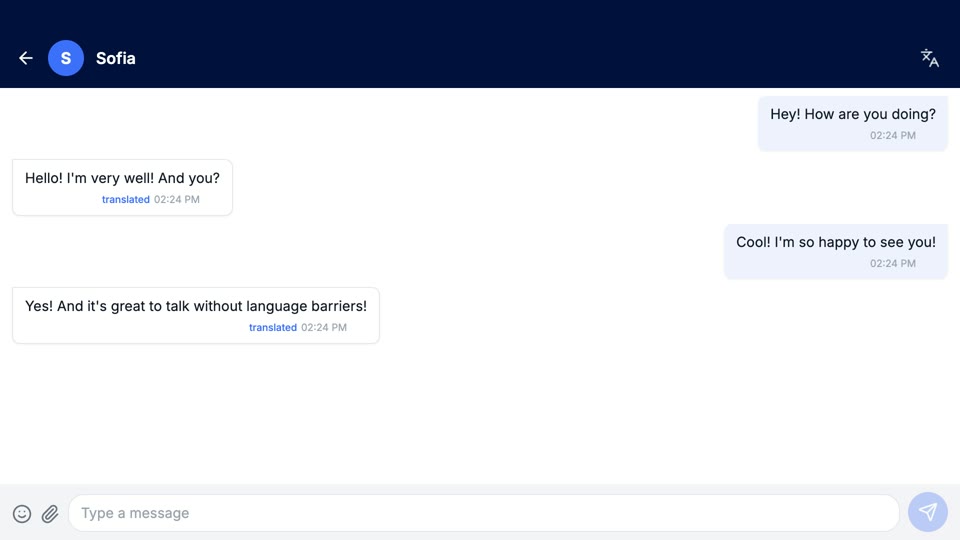 NativeTalk app preview