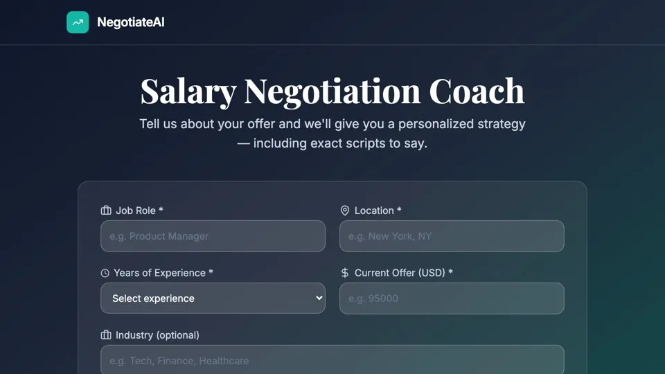 Salary Negotiator video thumbnail