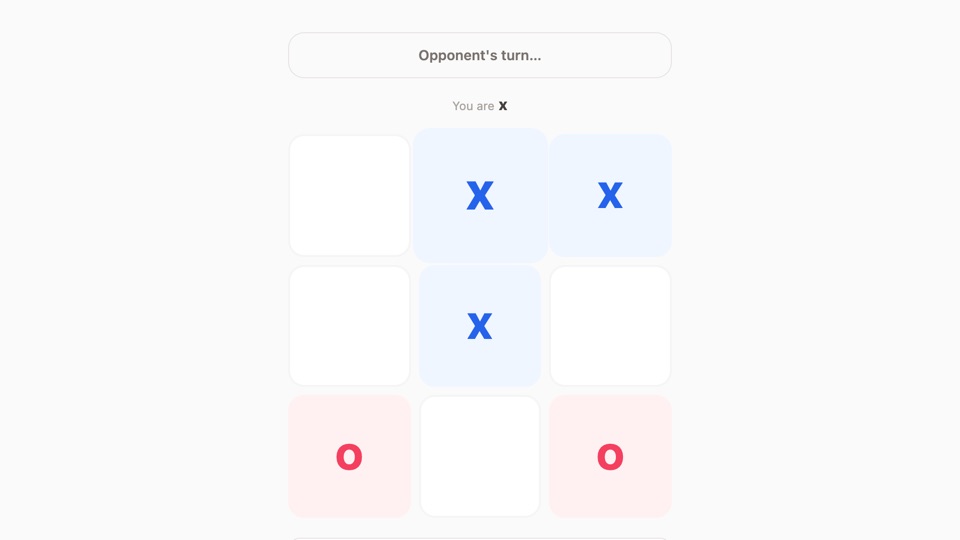 Tic-Tac-Toe app preview